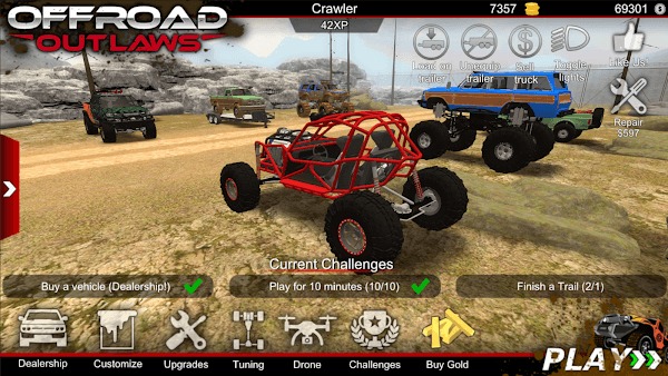 Offroad Outlaws Mod Apk